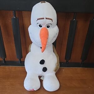 White Plush Toy with Orange Nose